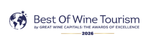 2026 Best Of Wine Tourism Award winner logo - horizontal